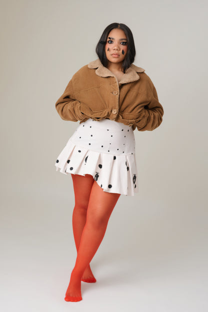 outfit con mini skirt 